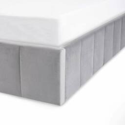 Cheshire Mountain Grey Velvet Upholstered Ottoman Storage Bed - Double (135cm) - thumbnail 8