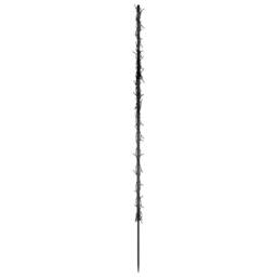 Berkfield Home Warm Christmas Light Decoration with Spikes Meteor 80 LEDs 62 cm in Black - thumbnail 6