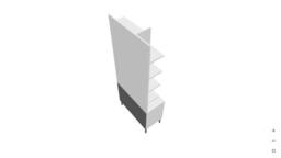 Destina Home Modern Hallway Coat Rack with Six Shelves, Cabinet & Hooks-183x74x35 in Light Beige - Size: 2 Pack - thumbnail 8