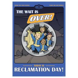 Fallout Reclamation Day A3 Art Print - Limited Edition & Individually numbered - Official Merchandise - thumbnail 1