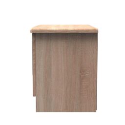 Ready Assembled 2 U Carlton Compact 2 Door TV & Media Unit (Ready Assembled) in Light Oak - Size: Medium - thumbnail 2