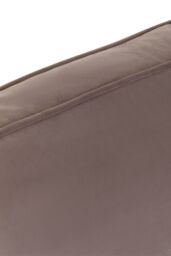 Orsina Three‑Seat Grey Velvet Sofa, Plush Velvet Upholstery with Key‑Style Padded Arms, Wooden‑Base 3‑Seater Sofa in Brown - thumbnail 5