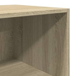 Berkfield Home Highboard Sonoma Oak 40x41x185 cm Engineered Wood in Light Brown - Size: 40 x 41 x 185 cm - thumbnail 7