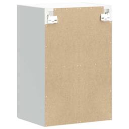 Berkfield Home Kitchen Wall Cabinet with Glass Door Lucca High Gloss White - thumbnail 9