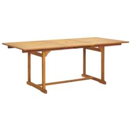 Berkfield Home 7 Piece Garden Dining Set Anthracite Fabric & Solid Wood - thumbnail 5