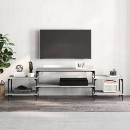 Berkfield Home TV Cabinet Grey Sonoma 197x35x52 cm Engineered Wood - Size: 197 x 35 x 52 cm - thumbnail 3