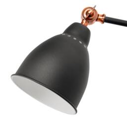 Wyld and Coco Graphite Grey Set of 2 Wall Spot Lamps with Metal Swing Arm - thumbnail 5