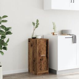 Berkfield Home Apothecary Cabinet Old Wood 30x41x77.5 cm Engineered Wood in Brown - thumbnail 4