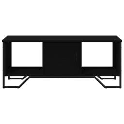 Berkfield Home Durable Coffee Table Black 100x51x40 cm Engineered Wood - Size: 100 x 51 x 40 cm - thumbnail 5