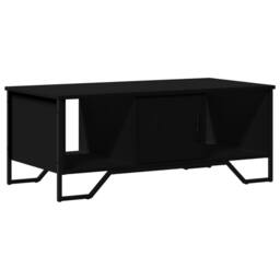 Berkfield Home Durable Coffee Table Black 100x51x40 cm Engineered Wood - Size: 100 x 51 x 40 cm - thumbnail 3