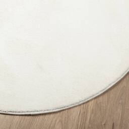 Berkfield Home Rug OVIEDO Short Pile Cream √ò 120 cm - Size: Medium - thumbnail 4
