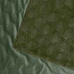 Furn Pines Faux Fur Throw in Green - Size: 150 cm × 200 cm - thumbnail 7