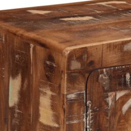Berkfield Home TV Cabinet 105x46x32 cm Solid Wood Reclaimed in Brown - Size: 105 x 46 x 32 cm - thumbnail 6