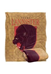 Warner Brothers Game Of Thrones Officially Licensed Silky Touch Super Soft Throw Blanket 152 x 127 cm in White - thumbnail 2