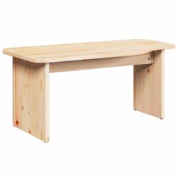 Berkfield Home Coffee Table 2 pcs Natural Solid pine wood - thumbnail 8