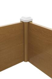 Living and Home Plastic Wood-Grain Raised Garden Bed Planter in Brown - Size: Large - thumbnail 9