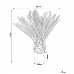 Wyld and Coco Gold Artificial Palm Plant 70 cm Decorative Potted Palm - thumbnail 4
