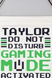 Personalised Memento Company Gaming Mode Hanging Banner in Beige - thumbnail 3