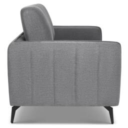 Bravich LTD Brixton 2 Seater Sofa - Modern Fabric Sofa with Steel Legs in Grey - thumbnail 3