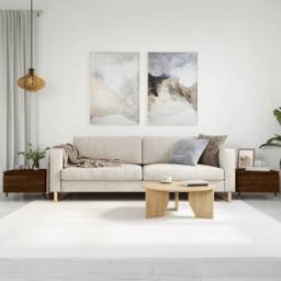 Berkfield Home Modern Coffee Tables 2 pcs Brown Oak 50x46x35 cm Engineered Wood - Size: 50 x 46 x 35 cm - thumbnail 2