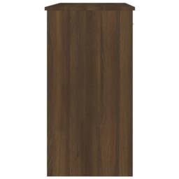 Berkfield Home Elegant Desk Brown Oak 80x40x75 cm Engineered Wood - Size: 80 x 40 x 75 cm - thumbnail 5
