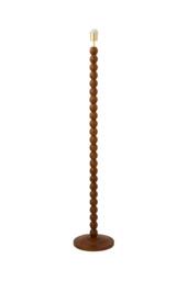 ValueLights Bobbin Wooden Bobble Floor Lamp Base in Walnut - thumbnail 4