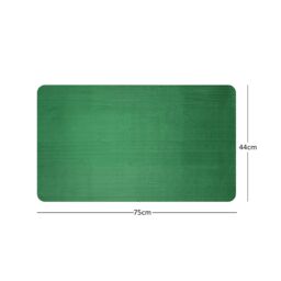 Nicoman Reversible Dual-Colour Blue/Green PVC Anti Slip Shower Mat Bath Mat - Rectangular 75x44 cm - thumbnail 3
