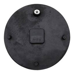 "Kelvenix 12"" Outdoor Garden Roman Wall Clocks in Black - Size: 0.6m2" - thumbnail 3