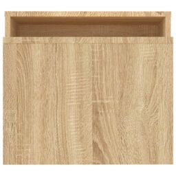 Berkfield Home Coffee Table Set Sonoma Oak 100x48x40 cm Engineered Wood in Brown - Size: 100 x 48 x 40 cm - thumbnail 5