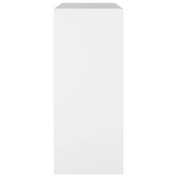 Berkfield Home Book Cabinet/Room Divider White 80x30x72 cm - Size: 80 x 30 x 72 cm - thumbnail 4