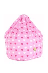 Bean Lazy Women's Cotton Pink Hearts Bean Bag Child Size - Size: Small - thumbnail 1