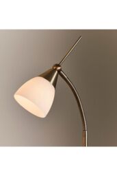 Netlighting Range Table Lamp Antique Brass White Glass G9 in Gold - thumbnail 5