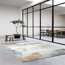 The Rug Shop UK Modern Abstract Beige Easy to clean Machine Made Area Rug - Size: 160 cm x 230 cm - thumbnail 3