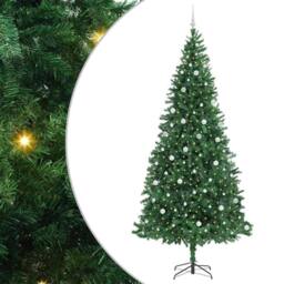 Berkfield Home Artificial Christmas Tree with 300 LEDs with Stand Green 300 cm - thumbnail 2