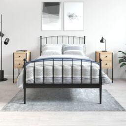 Berkfield Home Bedside Cabinets 2 pcs Sonoma Oak 32x42x70 cm Engineered Wood in Brown - Size: 32 x 42 x 70 cm - thumbnail 1