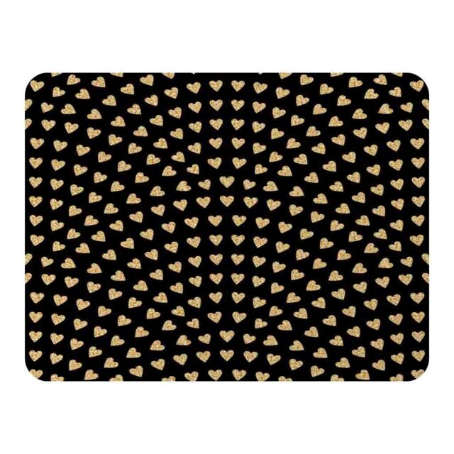 Benjamin Tate Design Geometric Glitter Love Hearts Blanket in Natural - Size: 120 cm x 150 cm - image 1