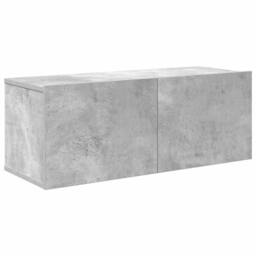 Berkfield Home Classic 7 Piece TV Cabinet Set Concrete Grey Engineered Wood - thumbnail 6