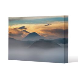 Benjamin Tate Design Bromo in morning time (Canvas Print) (Canvas Print) / 61 x 91 x 4cm in Natural - Size: 61 x 91 x 4 cm - thumbnail 1