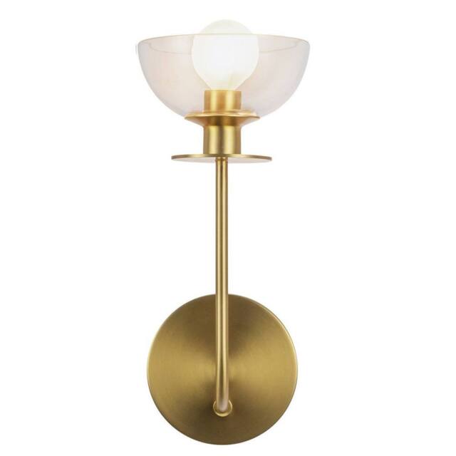 Netlighting Alora Mood Sylvia Wall Lamp Contemporary Brushed Gold 1x E14 - image 1