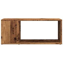 Berkfield Home TV Cabinet Old Wood 80x24x32cm Engineered Wood in Brown - Size: 80 x 24 x 32 cm - thumbnail 5