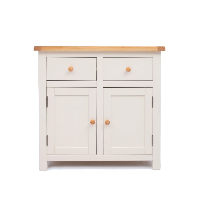 Cabinet Bits Maggiori Off-White 2 Drawer 2 Door Sideboard Wood Knob - image 1