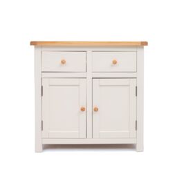 Cabinet Bits Maggiori Off-White 2 Drawer 2 Door Sideboard Wood Knob - thumbnail 1