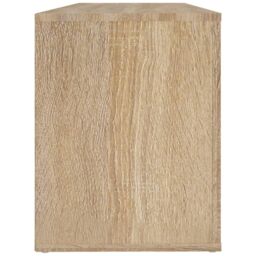 Berkfield Home Shoe Cabinet Sonoma Oak 100x35x45 cm Engineered Wood in Beige - Size: 100 x 35 x 45 cm - thumbnail 6