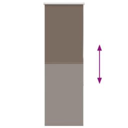 Berkfield Home Roller Blind Blackout Coffee 50x150 cm Fabric Width 45.7 cm Polyester in Brown - thumbnail 5