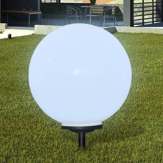 Berkfield Home Outdoor Pathway Lamp LED 50 cm with Ground Spike in White - image 1