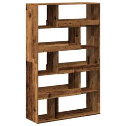 Berkfield Home Bookcase Old Wood 100x33x156.5 cm Engineered Wood in Brown - thumbnail 2