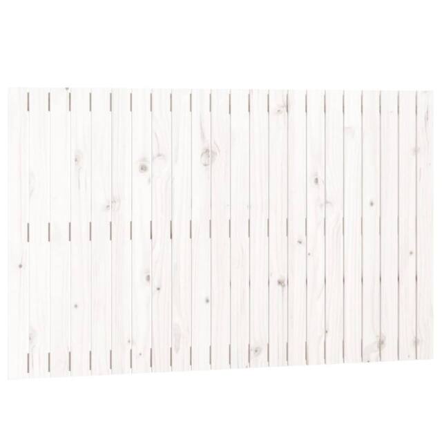 Berkfield Home Wall Headboard White 140x3x90 cm Solid Wood Pine - Size: 140 x 3 x 90 cm - image 1