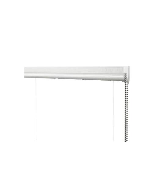 New Edge Blinds Deluxe PVC Cassette Roman Blind Kit (250cm Drop) in White - Size: 65 cm width x 210 cm drop - image 1