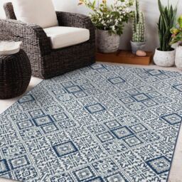 RugsX Color Rug in Blue - Size: 80 cm x 150 cm - thumbnail 4