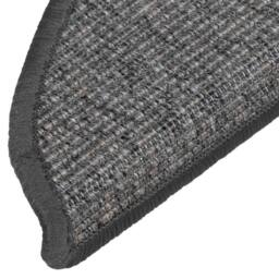 Berkfield Home Stair Mats Self-adhesive 15 pcs 56x17x3 cm Beige & Grey - Size: Medium - thumbnail 6